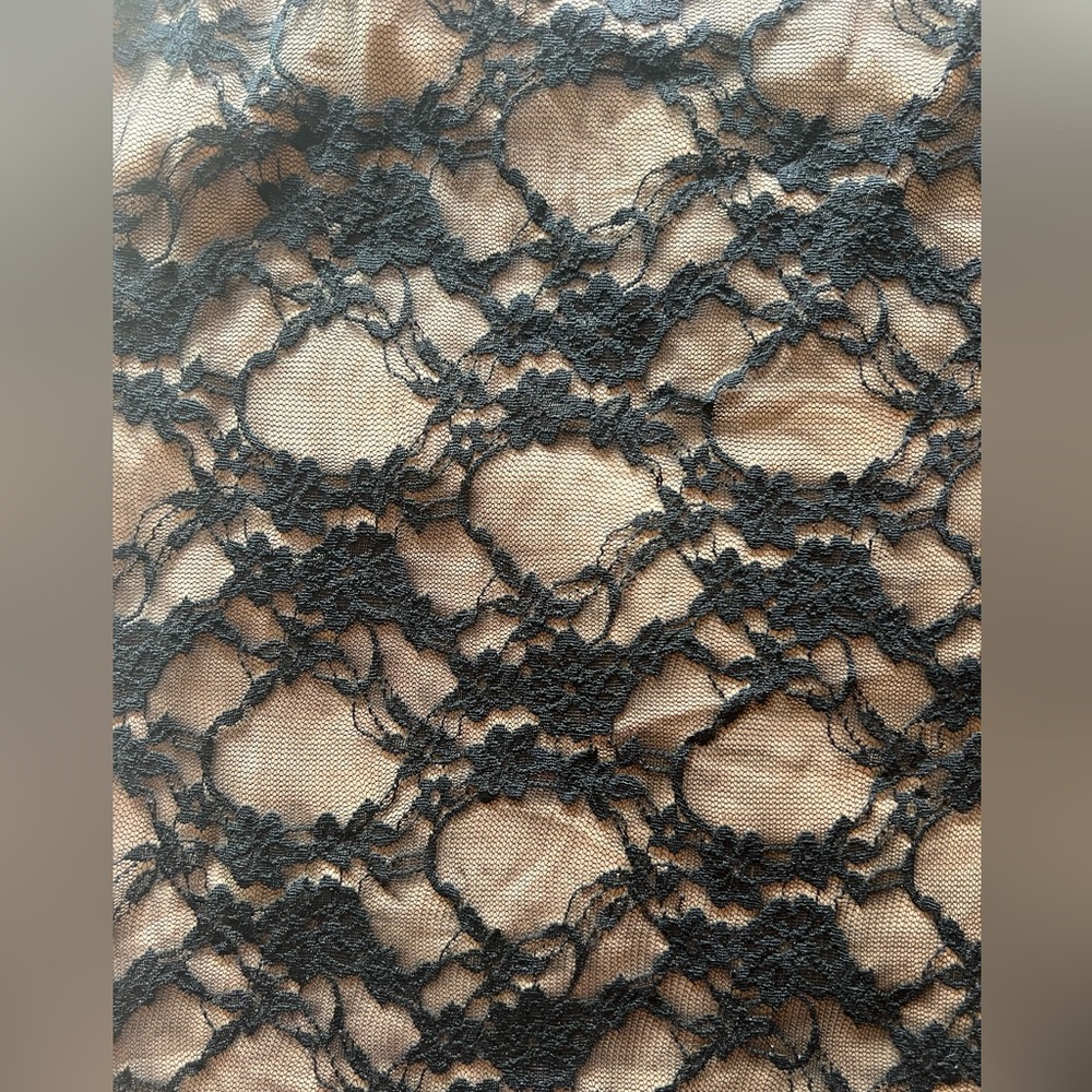 Torrid Black Lace Overlay Cami, Torrid Size 0/Size 12